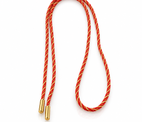 Cordão Vermelho Dourado